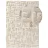 Image de Tapis à poils longs crème/beige 200x290