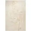 Image de Tapis fausse fourrure crème 230x340