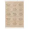Image de Tapis de jute multicouleur 120x170