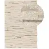 Image de Tapis de laine crème/beige 200x300