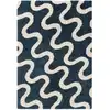 Image de Tapis à poils longs bleu 120x170