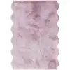 Image de Tapis à poils longs mauve 160x230