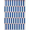 Image de Tapis tissé à plat bleu 160x230