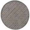 Image de Tapis gris clair D 160 rond
