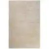 Image de Tapis uni très doux à mèches très hautes et denses beige 200x133