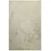 Image de Tapis en microfibre dense beige chiné 70x140 cm