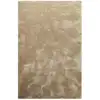 Image de Tapis en microfibre doux et dense brun-beige chiné 120x170