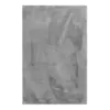 Image de Tapis imitation fourrure lapin doux tufté gris salon, chambre 200x290
