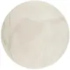 Image de Tapis rond imitation fourrure doux tufté gris-beige D200