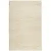 Image de Tapis tissé style berbère beige poils longs 225x160