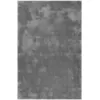 Image de Tapis poils longs douces microfibre gris foncé 120x170
