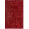 Image de Tapis poils longs tufté doux rouge pourpre 160x230
