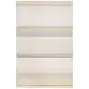 Image de Tapis rayé beige et bruntissé plat 170x120