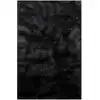 Image de Tapis en microfibre dense noir 120x170 cm