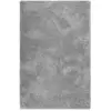 Image de Tapis uni gris issu à 100% de matière recyclée 133x200