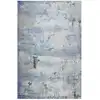 Image de Tapis plat inspiration vintage tons de bleu 130x190