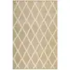 Image de Tapis plat tissé main jute et laine vierge motif losange 160x230