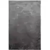 Image de Tapis tufté mèches rases gris anthracite 200x290