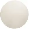 Image de Tapis rond tufté mèches rases (15mm) écru 80 D