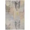 Image de Tapis plat à motif design multicolore 80x150