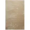 Image de Tapis à poils longs, doux et moelleux, crème beige 110x170