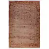 Image de Tapis classique toucher soyeux vintage terracotta à relief 160x230