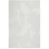 Image de Tapis ras motif floral avec relief blanc ivoire 200x290