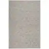 Image de Tapis tissé main pure laine et coton mélangé noir et blanc 80x150