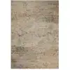 Image de Tapis design pure laine et viscose tons de beige à relief 140x200