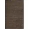 Image de Tapis à poil court pure laine vierge marron 70x140