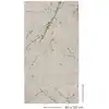 Image de Tapis design inspiration nature à relief tons de beige 80x150