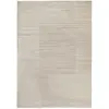 Image de Tapis design à rayures et relief tons de beige 200x290