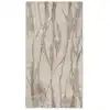 Image de Tapis design inspiration nature à relief tons de beige 80x150