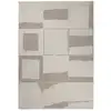 Image de Tapis design à motifs géométriques et relief tons de beige 160x230