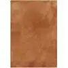 Image de Tapis imitation fourrure lapin doux tufté cuivré 200x290
