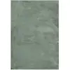 Image de Tapis imitation fourrure lapin doux tufté vert sauge 160x230