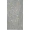 Image de Tapis à relief effet optique gris clair 80x150