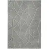 Image de Tapis à relief effet optique gris clair 120x170