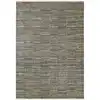 Image de Tapis fait main denim et jute naturel et bleu 160x230