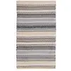 Image de Tapis de salon en coton gris 60x90 cm
