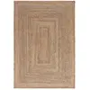 Image de Tapis de salon tiss © main en jute beige 160x230 cm