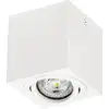 Image de Spot lumineux en aluminium blanc, 9.5cm