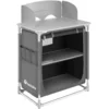 Image de Cuisine de camping pliable aluminium gris sac transport 76x53,5x107cm