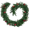 Image de Guirlande de noël artificielle en polychlorure de vinyle rouge/vert
