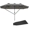 Image de Parasol 460 x 270 cm gris