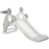 Image de Toboggan pliable pour enfants avec panier de basket gris