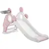 Image de Toboggan pliable pour enfants avec panier de basket rose vif