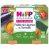 Image de Hipp Bio P'tits Veggies Pot Poêlée de Légumes et Semoule +6m 2 x 190g