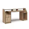 Image de Bureau avec 1 tiroir et 1 porte chêne de force doré 179,8x90,6cm