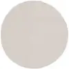 Image de Tapis en laine tufté main de style berbère blanc Diam 100 cm